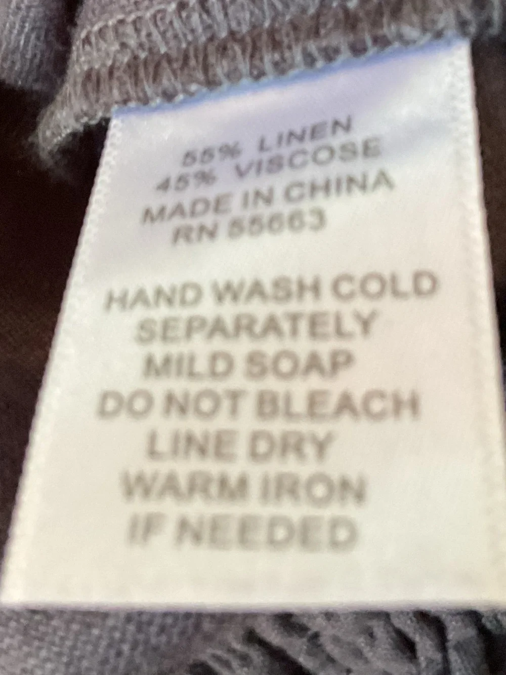 Cynthia Rowley purple linen blend pants, Medium - Picture 5 of 5
